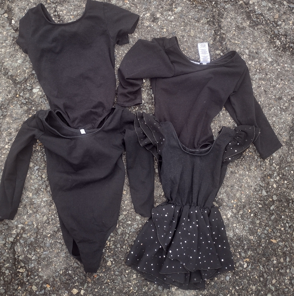 Black Long Sleeve Dresses with Star Pattern